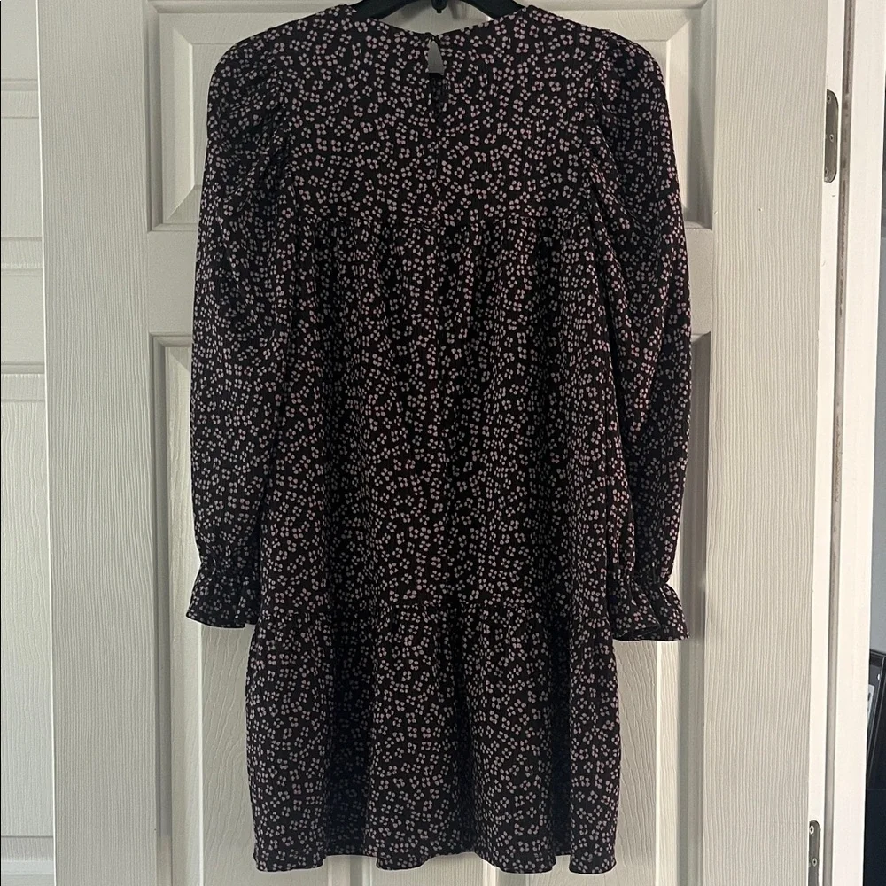 Zara Girls Lilac Floral Print Dress